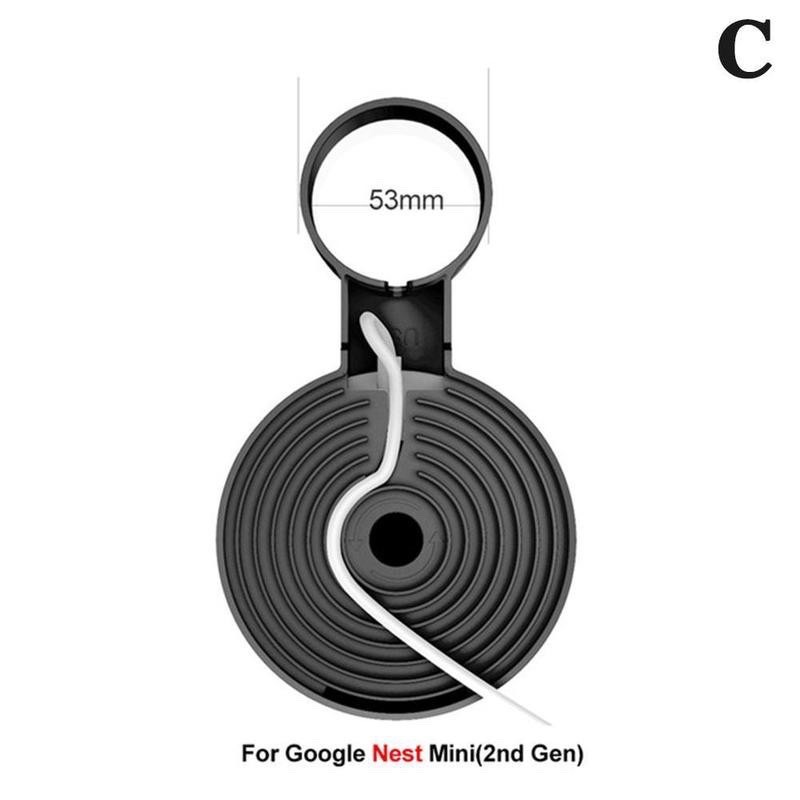 ภาพหน้าปกสินค้าGoogle Nest mini Gen2 ,แท่นยึด อุปกรณ์เสริมสำหรับ สำหรับยึดติดผนัง สี ขาว ดำ จากร้าน khusurth บน Shopee