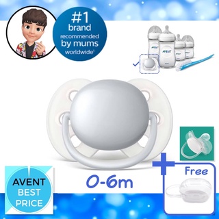 ภาพหน้าปกสินค้า🍼 Avent จุกหลอก รุ่น Ultrasoft ขนาด 0-6 เดือน ที่เกี่ยวข้อง