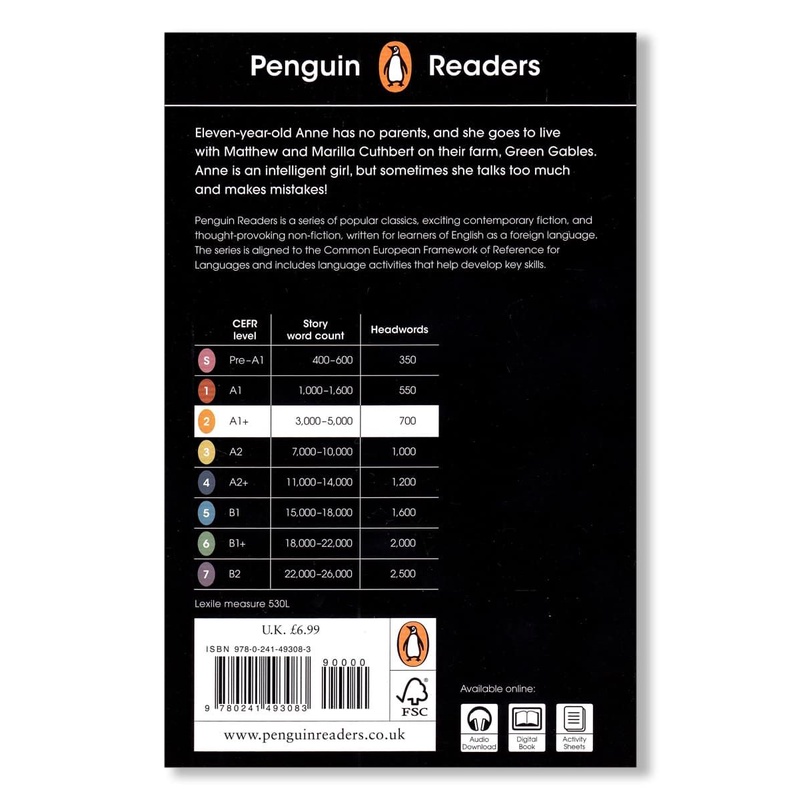 dktoday-หนังสือ-penguin-readers-2-anne-of-green-gables-code
