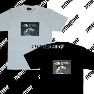 เสื้อยืด The North Face x National GeoGraphic T-shirt 100% Cotton