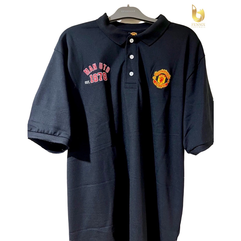 เสื้อโปโลทีมเเมนยูลิขสิทธิ์เเท้-man-utd-1878-bk