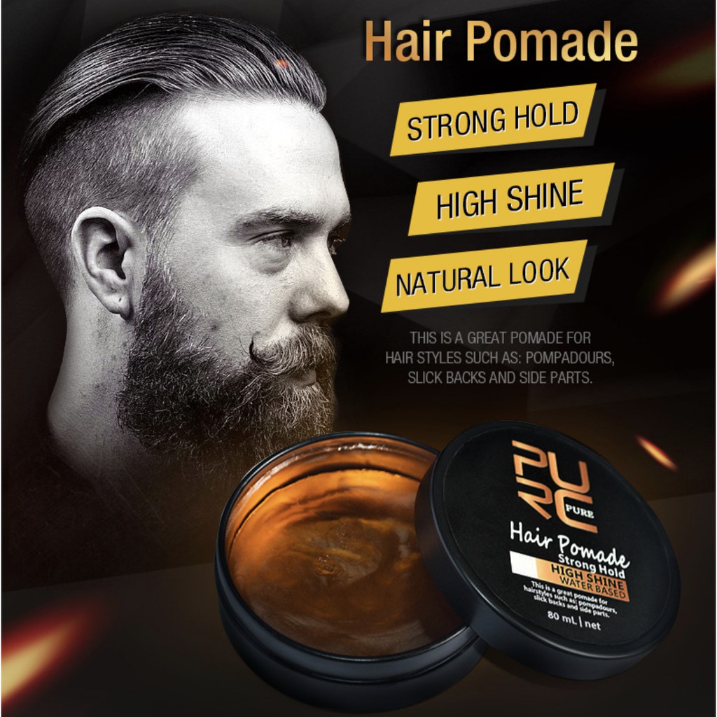PURC Hair Pomade Strong Hold ผลิตภัฑณ์แต่งทรงผม ไม่เหนียวเหนอะ หนะ อยู่