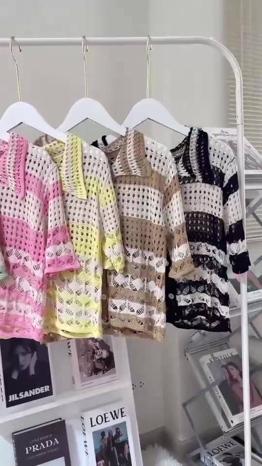 อันยองค่าสาววว-290ฟรีส่ง-เสื้อถักไหมพรมฟีลสาวเกาสุดๆ-บอกเลยว่าตอนนี้เทรนด์ผ้าถักมาแรงแบบฉุดไม่อยู่-ไอเท็มที่ต้องมี