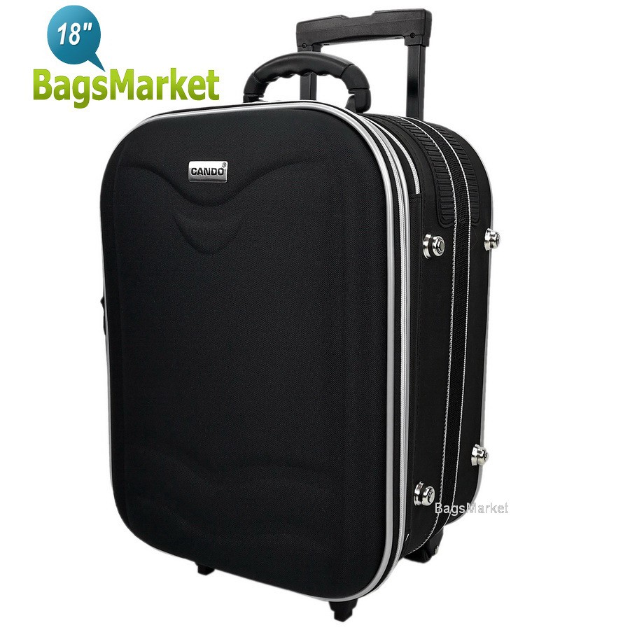 bagsmarket-luggage-กระเป๋าเดินทางล้อลาก-18-นิ้ว-แบบซิปขยายข้าง-มี-2-ล้อด้านหลัง-code-f212118