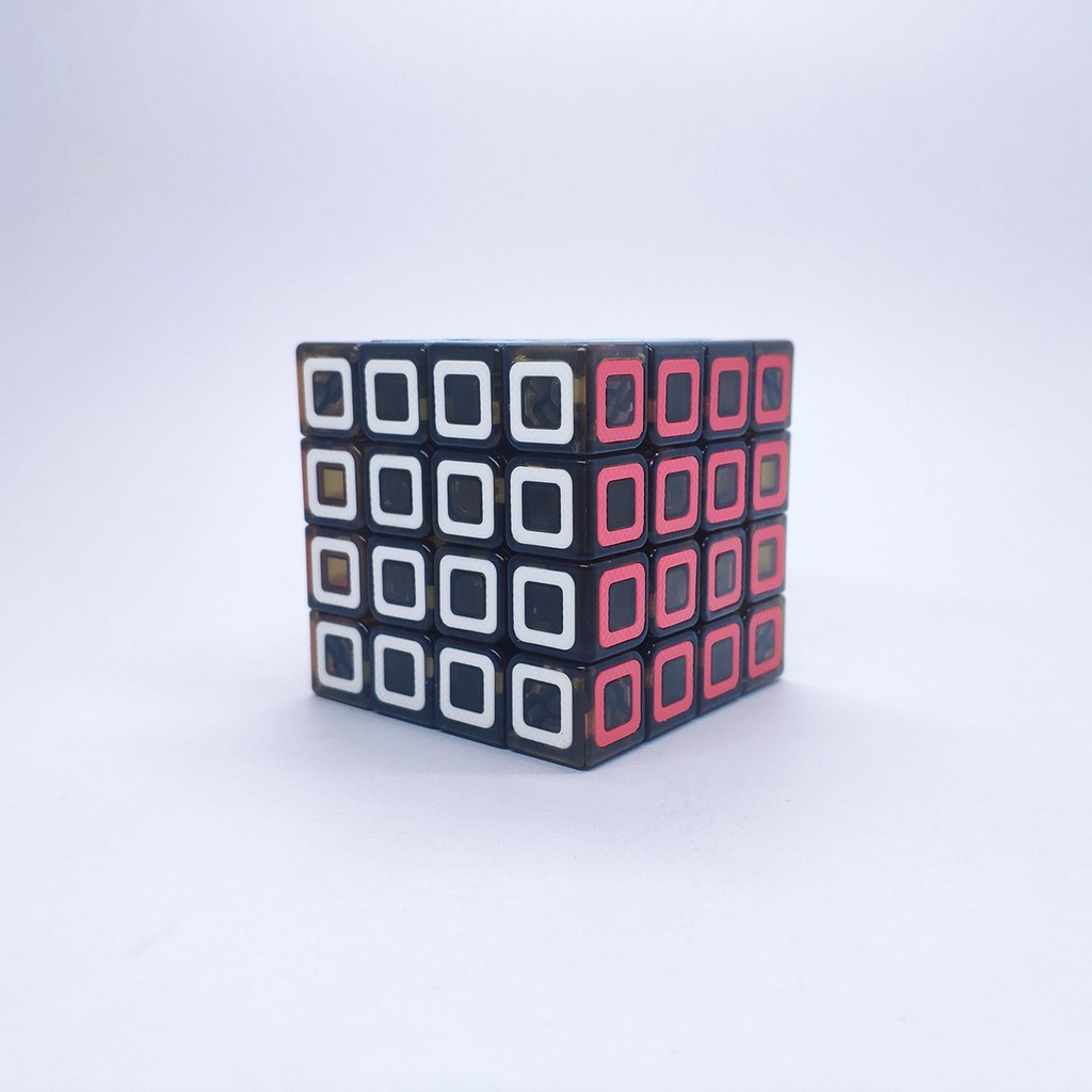 รูบิค-4x4-รูบิค-ของแท้-อย่างดี-4x4-cube-rubiks-race-qiyi-dimension-4x4-transparent-black-speed-cube-4x4-sharkrubik