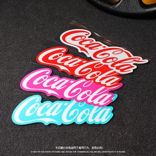 สติกเกอร์ ลาย Coca Cola ดัดแปลง แบบสร้างสรรค์ สําหรับติดตกแต่งรถยนต์ รถจักรยานยนต์ไฟฟ้า