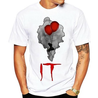 เสื้อยืดแขนสั้น พิมพ์ลาย Pennywise It Chapter Two Movie สีดํา สําหรับผู้ชาย ไซซ์ S 5Xl 2022S-5XL