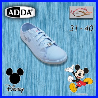 ภาพหน้าปกสินค้า41H04 Adda Mickey Mouse รองเท้าผ้าใบมิกกี้ รองเท้าผ้าใบผูกเชือกสีขาว ที่เกี่ยวข้อง