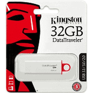 Kingston 32GB DataTraveler G4 USB 3.0 Flash Drive (DTIG4/32GB)