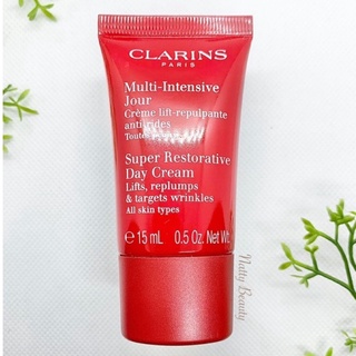 สินค้า 🔥แท้💯%🔥ฉลากไทย 15&30 ml.ผลิตปี63-65 ครีมบำรุงผิวหน้ากลางวัน Clarins Super Restorative Day Cream