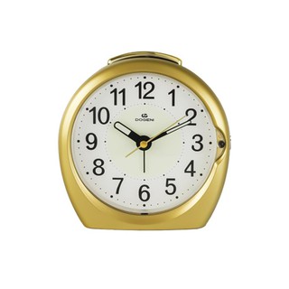 นาฬิกา นาฬิกาปลุก DOGENI TAP001GD 5x5 นิ้ว สีทอง ของตกแต่งบ้าน เฟอร์นิเจอร์ ของแต่งบ้าน ALARM CLOCK PLASTIC 5X5