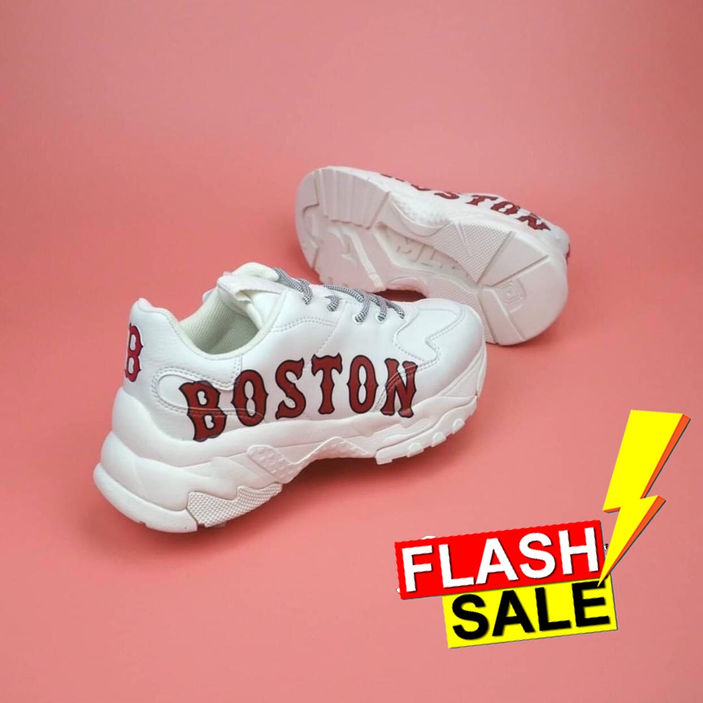 ภาพหน้าปกสินค้าพร้อมส่ง รองเท้าMLB BOSTON รองเท้าลลองหญิง ถ่ายจากสินค้าจริง100% จากร้าน mshose บน Shopee
