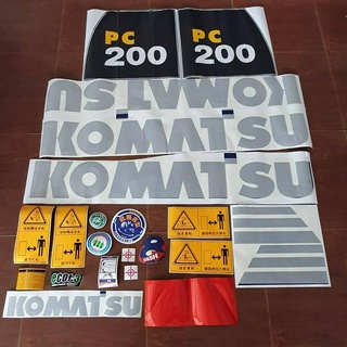 สติ๊กเกอร์ โคมัตสุ KOMATSU PC200-8 M0