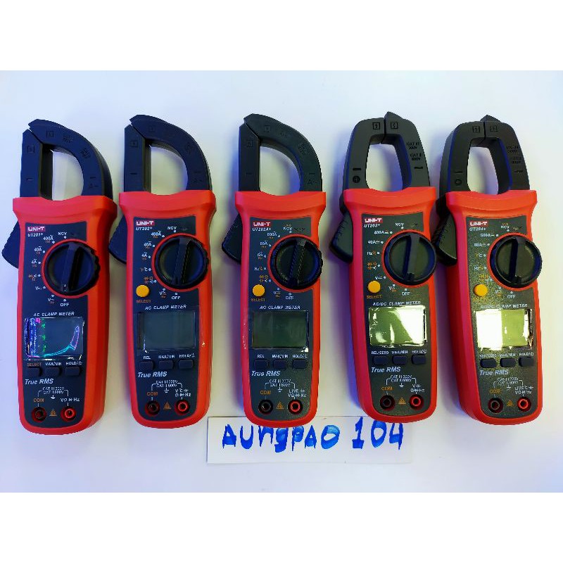 มิเตอร์วัดไฟดิจิตอลคลิปแอมป์ UNI T UT201+ UT202+ UT202A+ UT203+ UT204 ...