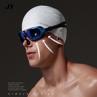 ภาพหน้าปกสินค้าแว่นตาว่ายน้ำ ผู้ใหญ่ Goggles แว่นตาว่ายน้ำสำหรับผู้ชายและผู้หญิง แว่นตาดำน้ำ การชุบ สีต่างๆให้เลือก แว่นตาว่ายน้ำแฟชั่น ที่เกี่ยวข้อง