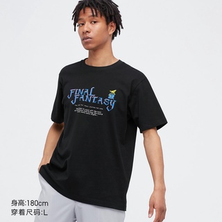 Uniqlo UT เสื้อยืดแขนสั้น พิมพ์ลาย Final Fantasy สําหรับผู้ชาย447505