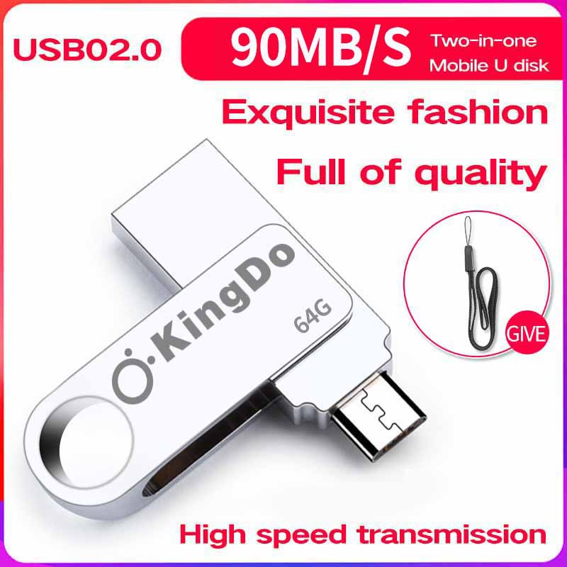 usb-u31-ซื้อ-1-แถม-1usb-kingdo-flash-drive-usb-2-0-otg-64gb-สำหรับโทรศัพท์-android-แฟลชไดรฟ์-usb-pc