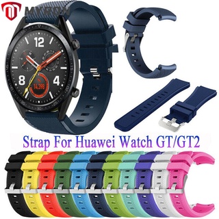 สินค้า myron สายนาฬิกาข้อมือซิลิโคนหลากสีสําหรับ huawei watch gt/gt 2