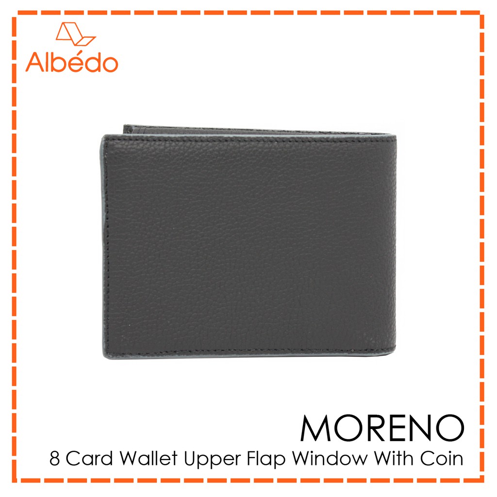 albedo-moreno-8-card-wallet-upper-flap-window-with-coin-กระเป๋าสตางค์-กระเป๋าเงิน-กระเป๋าใส่บัตร-รุ่น-moreno-mn00999