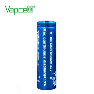 ถ่านชาร์จ Vapcell INR14500 650mAh 7A 3.7V ของแท้ 1 ก้อน