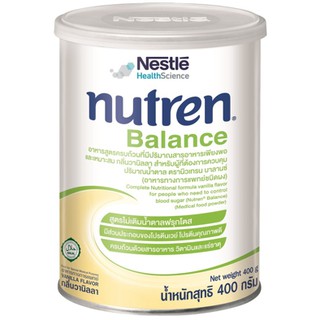 ภาพหน้าปกสินค้านิวเทรน บาลานซ์ 400 กรัมNutren Balance นมทางการแพทย์ผู้ที่ต้องการควบคุมน้ำตาล ที่เกี่ยวข้อง