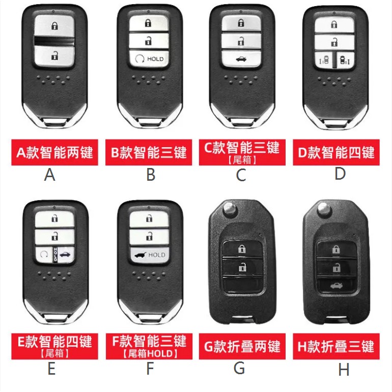 ภาพหน้าปกสินค้าเคสกุญแจรถยนต์แบบ 3 ปุ่ม สําหรับ Honda City Cr - V Accord ( Hg03 ) จากร้าน 862117147.th บน Shopee