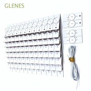 สินค้า GLENES สายไฟ LED แบ็คไลท์ 50 ชิ้น หลอด SMD 3V 20 ชิ้น สายไฟ 2 เมตร อุปกรณ์เสริม 100 ชิ้น พร้อมฟิลเตอร์เลนส์ออปติคอล อะไลห่ซ่อมแซม TV