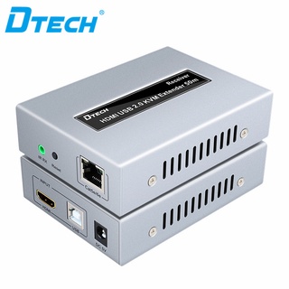 Dtech อุปกรณ์ขยายเสียงวิดีโอ Full HD 4k USB 2.0 KVM 1080p@60HZ Via Cat5E Cat6E RJ45 HDMI KVM DT-7054 (2nd)