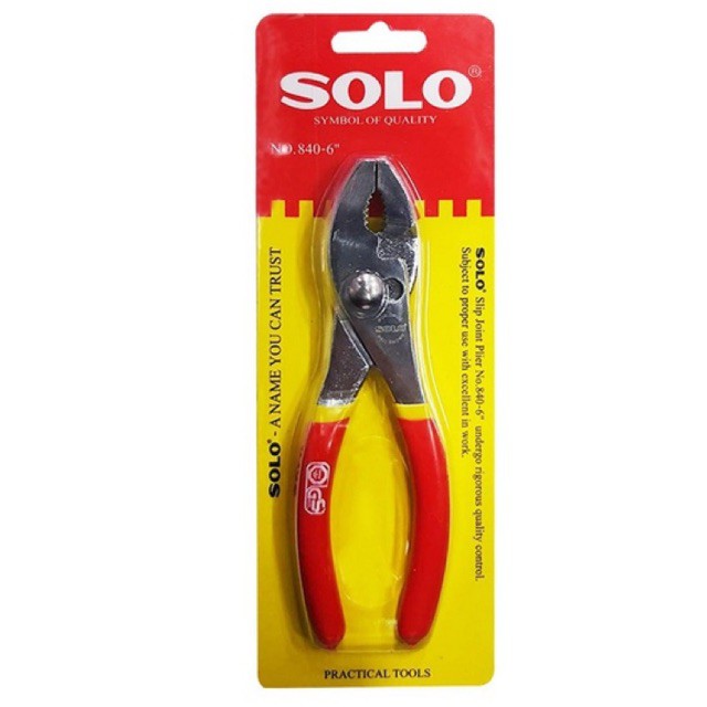 solo-คีมปากขยาย-6นิ้ว-รุ่น-840-6-ด้ามดำแดง-โซโล-ของแท้-100
