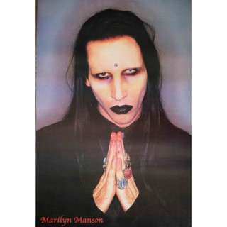 โปสเตอร์ วง ดนตรี Marilyn Manson มาริลีน แมนสัน ภาพ วงดนตรี โปสเตอร์ติดผนัง โปสเตอร์สวยๆ poster