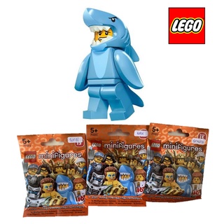 LEGO เลโก้แท้ 100% มินิฟิกเกอร์ Lego Mini Figures1011  นายชุดฉลาม  Shark Man