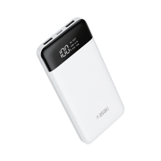โปรโมชั่น : ลูกค้าใหม่ 159.- Asaki Powerbank แบตสำรอง 10000 mAh.จอ LEDแบตแท้ มี มอก.Type-C - Micro USB รุ่น A-B3551 ประกัน 1ปี