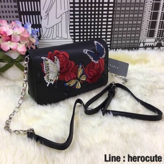 PEDRO EMBROIDERED CROSSBODY ของแท้ ราคาถูก