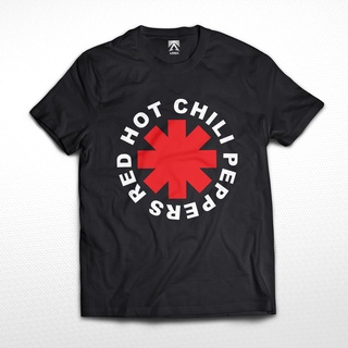 Kaos BAND RED HOT CHILI PEPPERS เสื้อยืดลําลอง แขนสั้น คอกลม พิมพ์ลายโลโก้เพลงร็อค บาจู ดิสโทร RHCP KAOS BAND VINTAGE สําหรับผู้ชาย ผู้หญิง