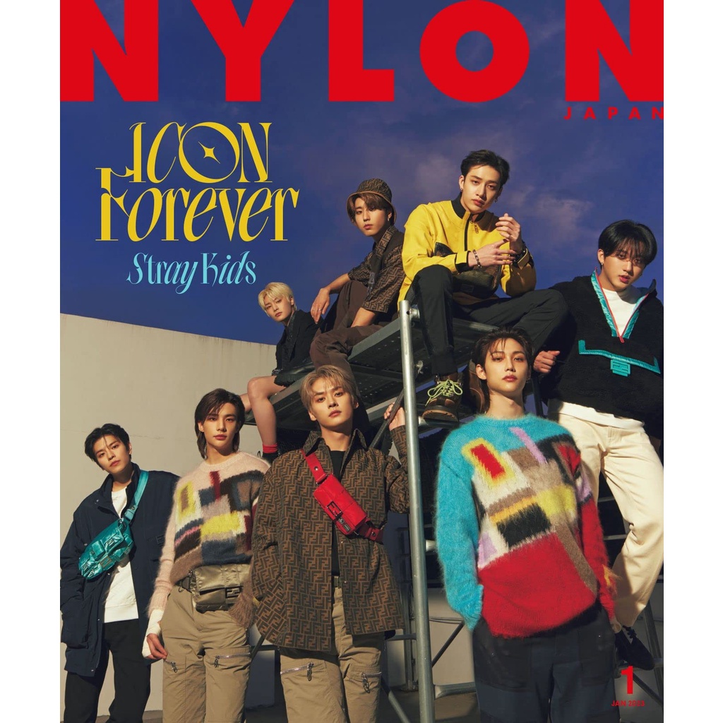 nylon-japan-ฉบับเดือนมกราคม-2023-stray-kids-นิตยสารญี่ปุ่น