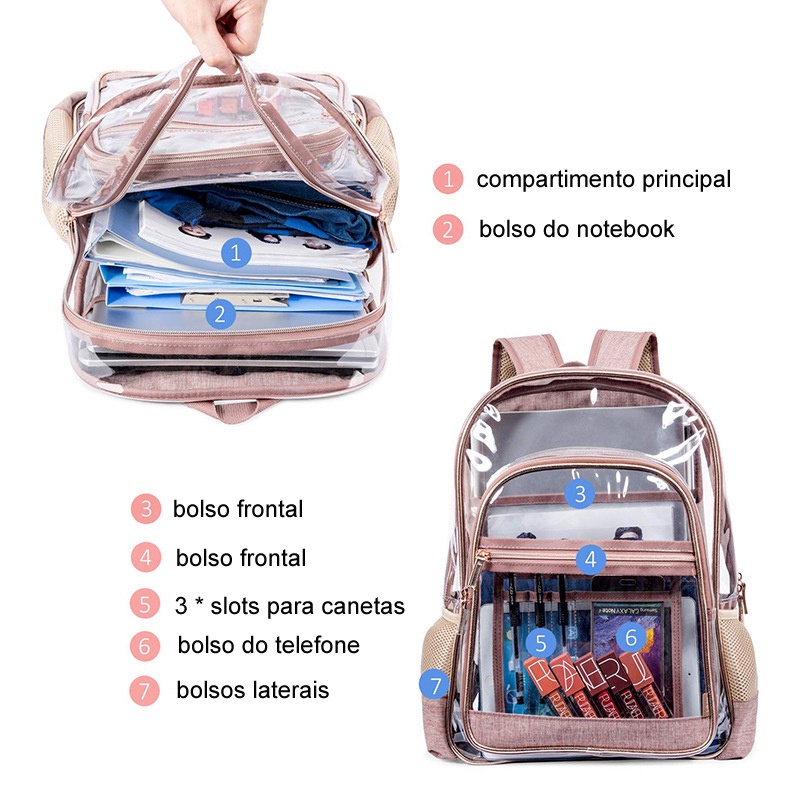 กระเป๋าเป้สะพายหลัง-pvc-ใส-เนื้อนิ่ม-เรียบง่าย-ขนาดใหญ่-เหมาะกับไปโรงเรียน-ท่องเที่ยว-ชายหาด-แฟชั่นสําหรับผู้หญิง
