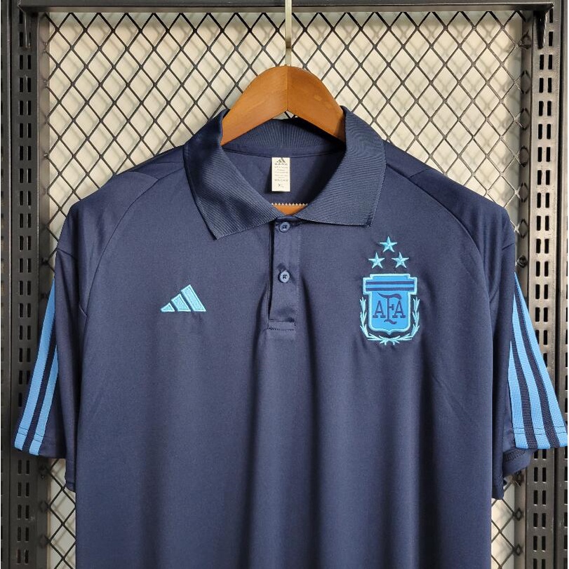 เสื้อโปโลแขนสั้น-ลายทีมชาติฟุตบอล-argentina-2023-24-สีฟ้า