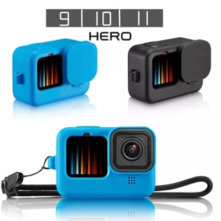 ปลอกซิลิโคน และฝาครอบเลนส์ อุปกรณ์เสริม สําหรับกล้อง GoPro Hero 11 GoPro 10 9