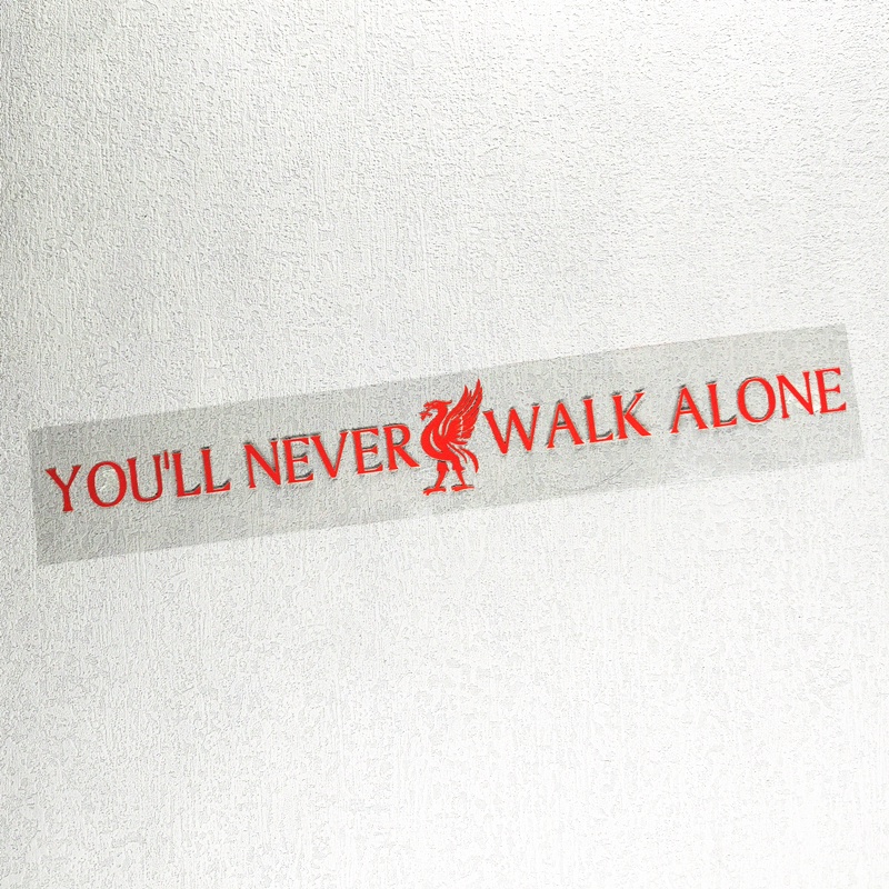 สติ๊กเกอร์ติดรถ Liverpool Youll Never Walk Alone ฟุตบอลตกแต่งสําหรับ ...