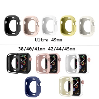 ภาพหน้าปกสินค้าเคสซิลิโคนนิ่ม สําหรับ Apple Watch Ultra 49 มม. iWatch Series 7 6 SE 5 4 3 42 มม. 38 มม. 40 44 41 มม. 45 มม. ที่เกี่ยวข้อง