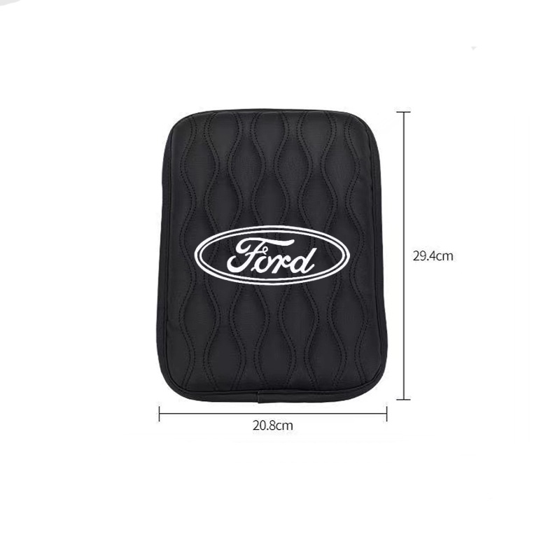 แผ่นหนังหุ้มที่เท้าแขนรถยนต์-กันน้ํา-สําหรับ-ford