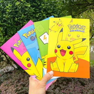 สมุดโน๊ต ลายการ์ตูนโปเกม่อน Kawaii Pikachu เหมาะกับของขวัญ เครื่องเขียน สําหรับเด็กนักเรียน จํานวน 5 ชิ้น