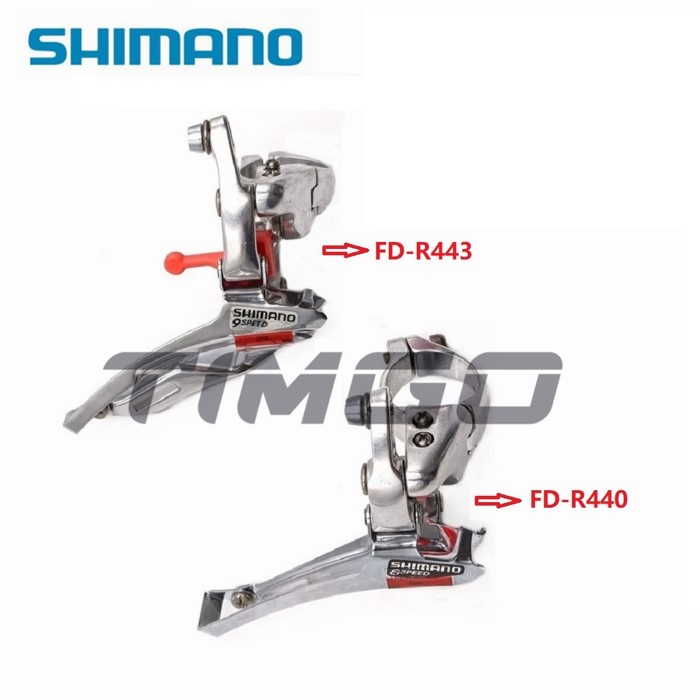 Shimano แคลมป์ตีนผีจักรยาน FD-R440 2×8 FD-R443 ความเร็ว 3×9 สไตล์วินเทจ ...