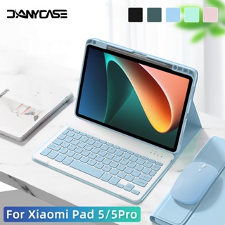 Danycase เคสแป้นพิมพ์แท็บเล็ต พร้อมเมาส์ สําหรับ Xiaomi Pad 5 Mi Pad 2021 Pad 5 Pro 11