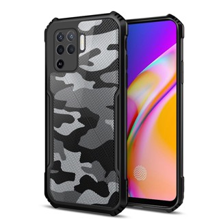 [พร้อมส่ง] เคสโทรศัพท์มือถืออะคริลิคแข็ง ลายพราง กันกระแทก สําหรับ OPPO A7 A5s A3s A7x F9 Pro F19 Pro A12 A12e Realme C1 C2 A11k A1k