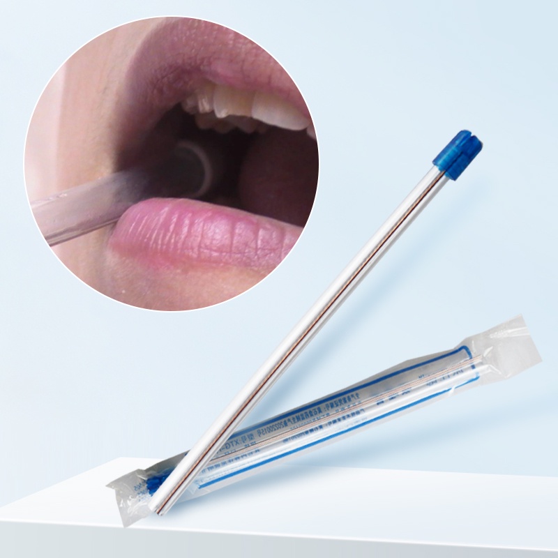 Disposable Saliva Ejector Low Volume Suction Aspirator Tube Blue Tip