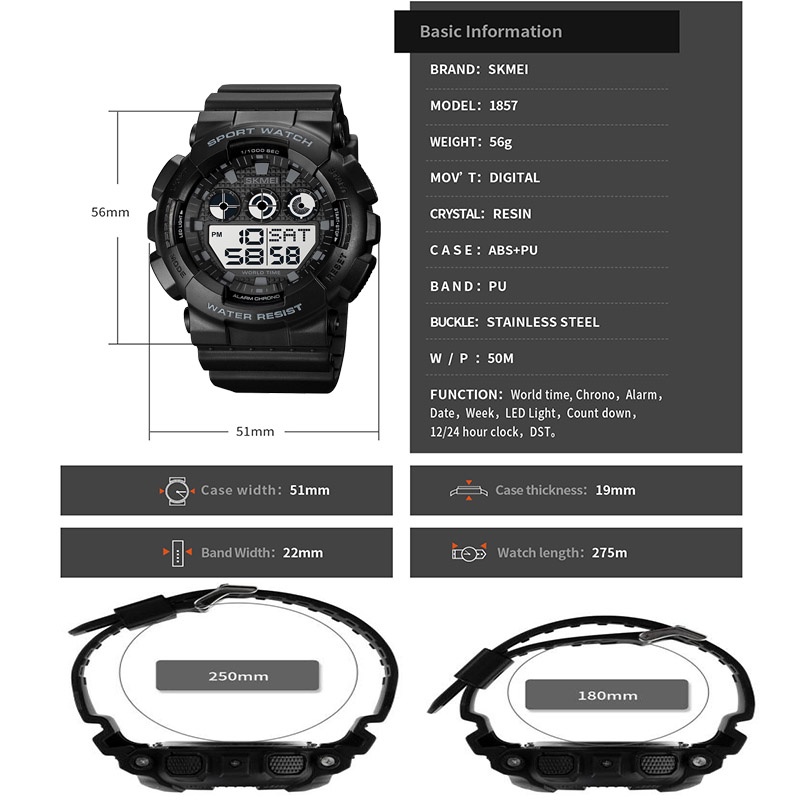 skmei-นาฬิกาข้อมือดิจิทัล-อิเล็กทรอนิกส์-led-อเนกประสงค์-กันน้ํา-50-ม-4-นาฬิกาปลุก-แฟชั่น-สําหรับผู้ชาย