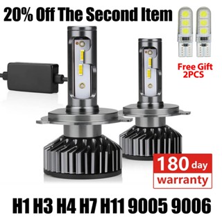 หลอดไฟตัดหมอก LED H7 H4 12V สีขาว 6000K COB H1 H3 H11 9005 9006 ขนาดเล็ก สําหรับรถยนต์