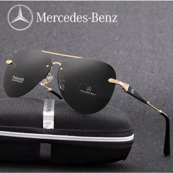 ใหม่-mercedes-benz-โลหะคลาสสิก-แว่นตากันแดด-แว่นกันแดดผู้ชาย