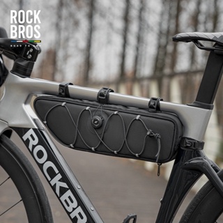 【 Road TO SKY 】ROCKBROS กระเป๋าติดท่อหน้ารถจักรยาน MTB ทางไกล